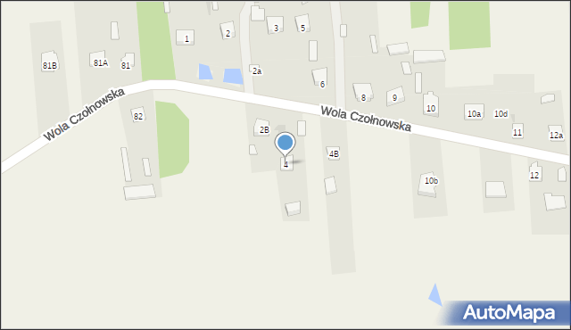 Wola Czołnowska, Wola Czołnowska, 4, mapa Wola Czołnowska