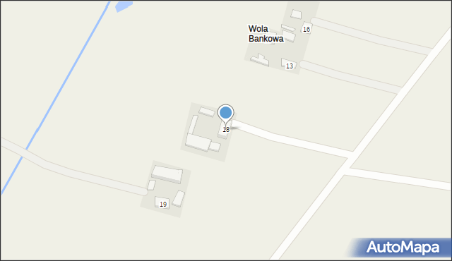 Wola-Dąbrowa, Wola-Dąbrowa, 18, mapa Wola-Dąbrowa