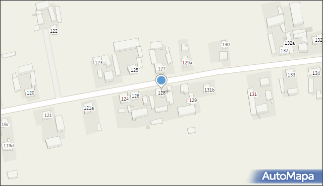 Wola Droszewska, Wola Droszewska, 128, mapa Wola Droszewska