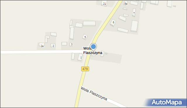 Wola Flaszczyna, Wola Flaszczyna, 4, mapa Wola Flaszczyna