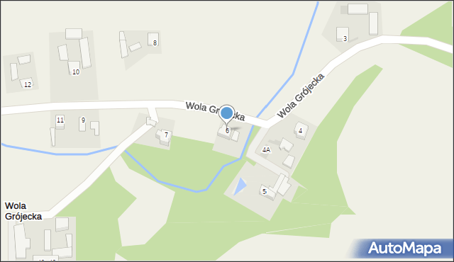 Wola Grójecka, Wola Grójecka, 6, mapa Wola Grójecka