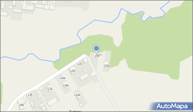 Wola Jachowa, Wola Jachowa, 132, mapa Wola Jachowa