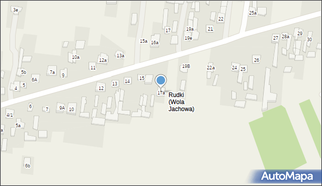 Wola Jachowa, Wola Jachowa, 17a, mapa Wola Jachowa