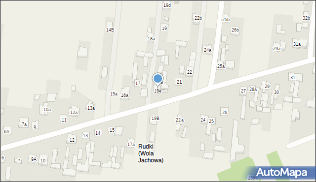 Wola Jachowa, Wola Jachowa, 19e, mapa Wola Jachowa
