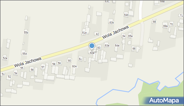 Wola Jachowa, Wola Jachowa, 62a, mapa Wola Jachowa