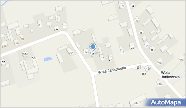Wola Jankowska, Wola Jankowska, 15, mapa Wola Jankowska