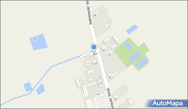 Wola Jankowska, Wola Jankowska, 25, mapa Wola Jankowska