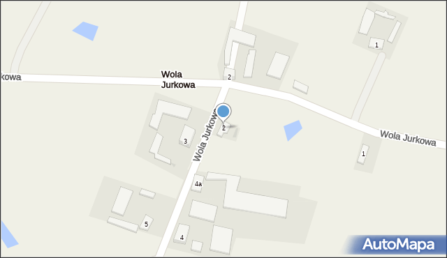 Wola Jurkowa, Wola Jurkowa, 2, mapa Wola Jurkowa