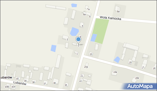 Wola Kamocka, Wola Kamocka, 2, mapa Wola Kamocka