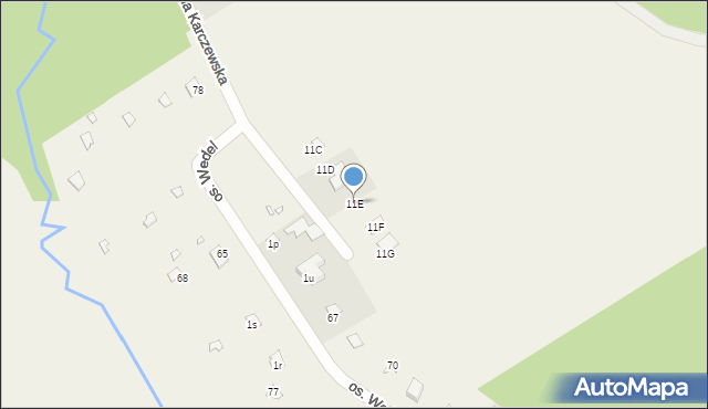 Wola Karczewska, Wola Karczewska, 11E, mapa Wola Karczewska