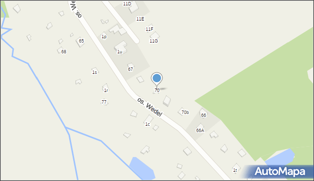 Wola Karczewska, Wola Karczewska, 70, mapa Wola Karczewska