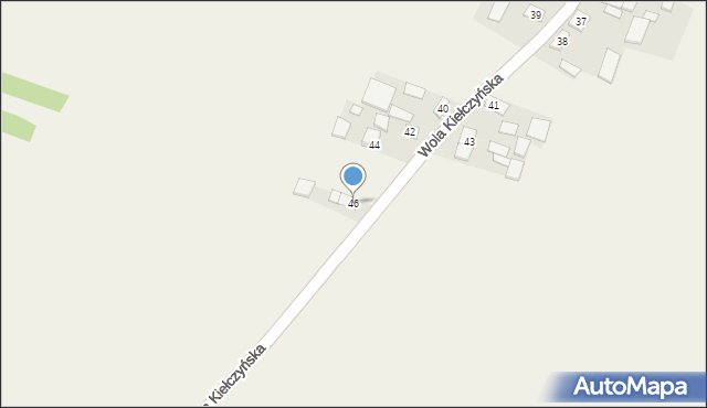 Wola Kiełczyńska, Wola Kiełczyńska, 46, mapa Wola Kiełczyńska