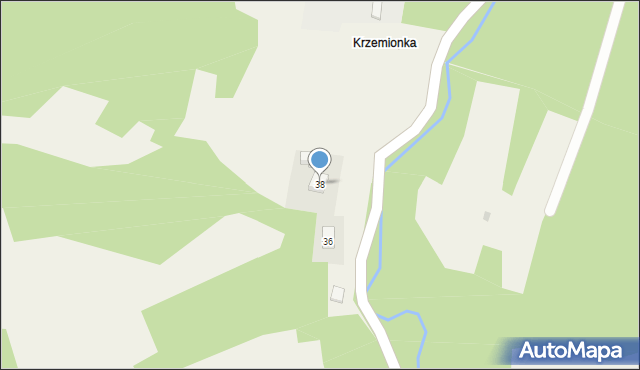 Wola Komborska, Wola Komborska, 38, mapa Wola Komborska