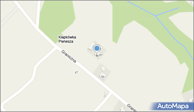 Wola Komborska, Wola Komborska, 5b, mapa Wola Komborska