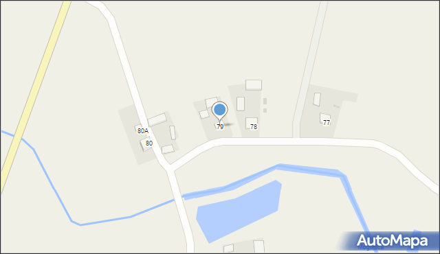 Wola Korybutowa Druga, Wola Korybutowa Druga, 79, mapa Wola Korybutowa Druga
