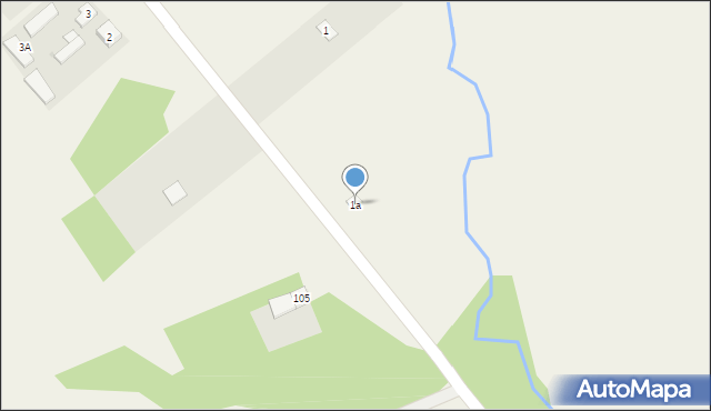 Wola Korycka Dolna, Wola Korycka Dolna, 1a, mapa Wola Korycka Dolna