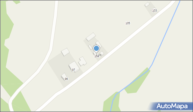 Wola Korycka Górna, Wola Korycka Górna, 104, mapa Wola Korycka Górna