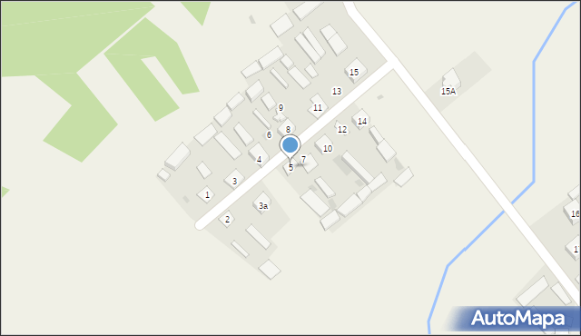 Wola Korycka Górna, Wola Korycka Górna, 5, mapa Wola Korycka Górna