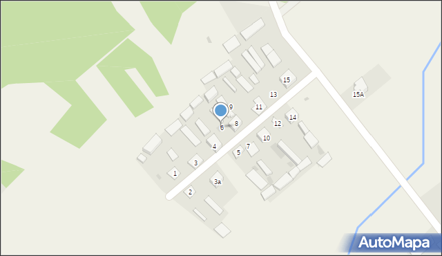 Wola Korycka Górna, Wola Korycka Górna, 6, mapa Wola Korycka Górna