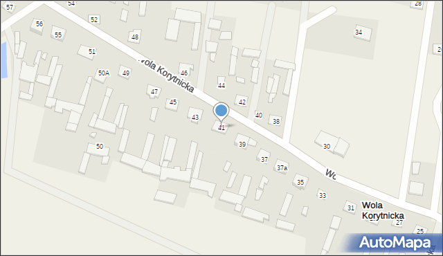 Wola Korytnicka, Wola Korytnicka, 41, mapa Wola Korytnicka