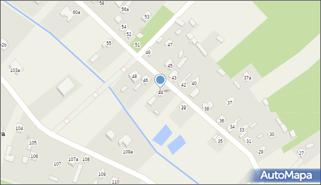 Wola Korzeniowa, Wola Korzeniowa, 44, mapa Wola Korzeniowa