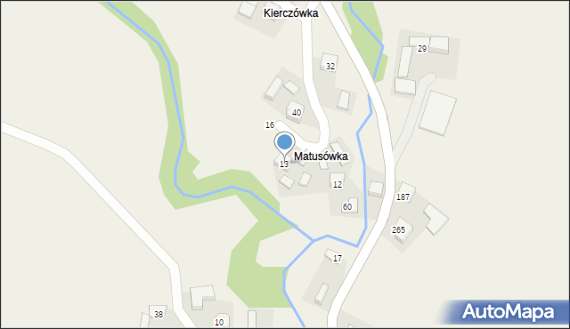 Wola Kosnowa, Wola Kosnowa, 13, mapa Wola Kosnowa