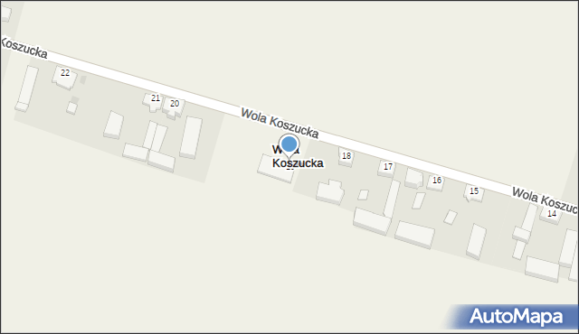 Wola Koszucka, Wola Koszucka, 19, mapa Wola Koszucka