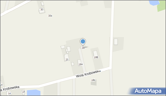 Wola Krobowska, Wola Krobowska, 19, mapa Wola Krobowska