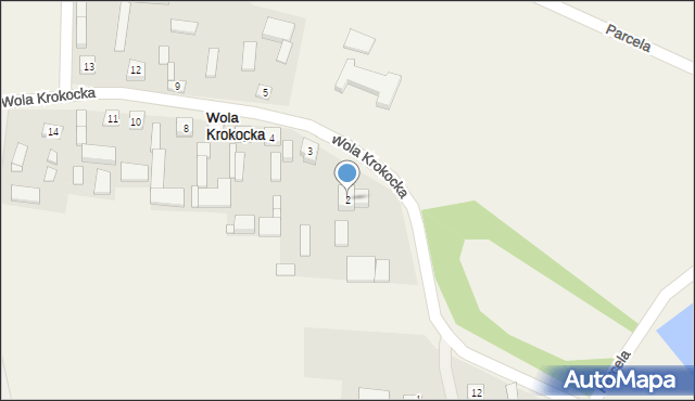 Wola Krokocka, Wola Krokocka, 2, mapa Wola Krokocka