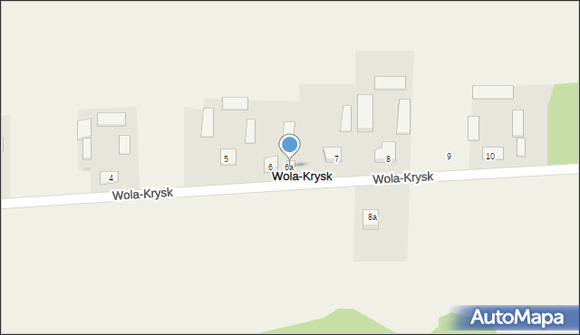 Wola-Krysk, Wola-Krysk, 6a, mapa Wola-Krysk