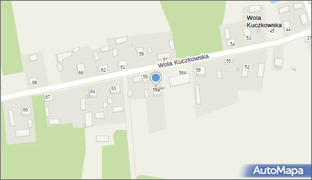 Wola Kuczkowska, Wola Kuczkowska, 59a, mapa Wola Kuczkowska