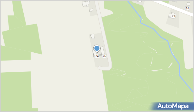 Wola Kuraszowa, Wola Kuraszowa, 7A, mapa Wola Kuraszowa