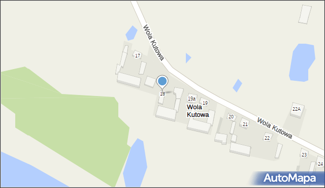 Wola Kutowa, Wola Kutowa, 18, mapa Wola Kutowa