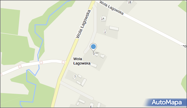Wola Łagowska, Wola Łagowska, 2, mapa Wola Łagowska