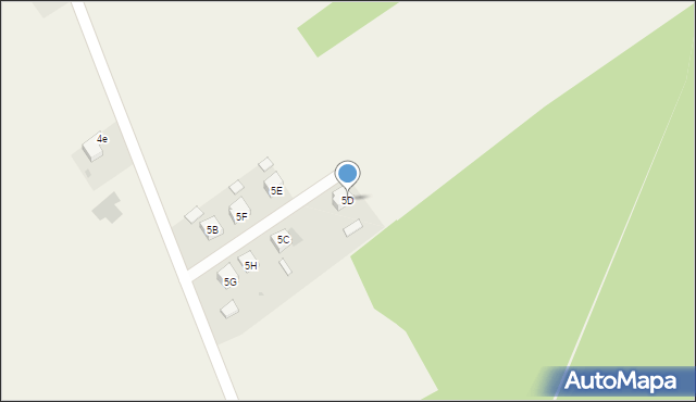 Wola Lisowska, Wola Lisowska, 5D, mapa Wola Lisowska