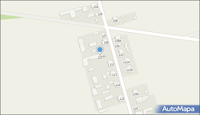 Wola Makowska, Wola Makowska, 111, mapa Wola Makowska