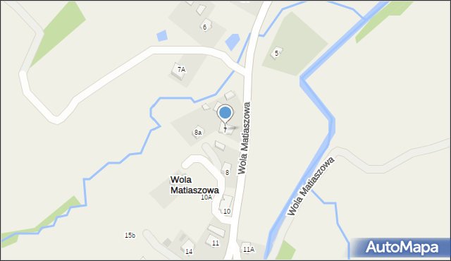 Wola Matiaszowa, Wola Matiaszowa, 7, mapa Wola Matiaszowa