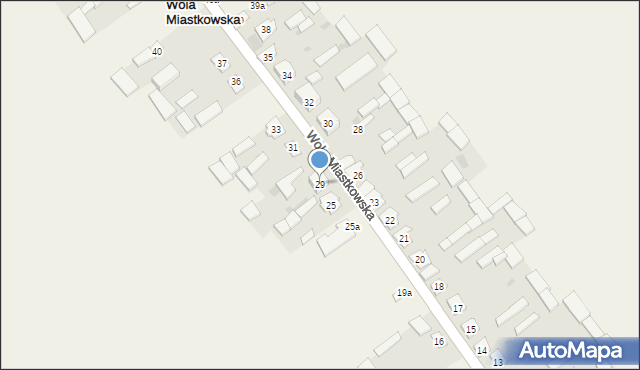 Wola Miastkowska, Wola Miastkowska, 29, mapa Wola Miastkowska