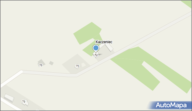 Wola Miastkowska, Wola Miastkowska, 74, mapa Wola Miastkowska