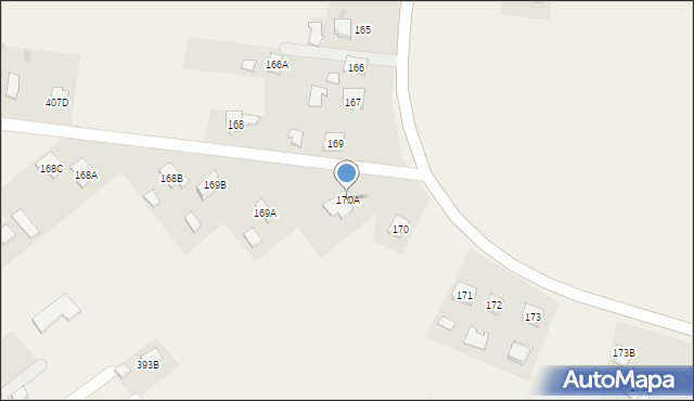 Wola Mielecka, Wola Mielecka, 170A, mapa Wola Mielecka