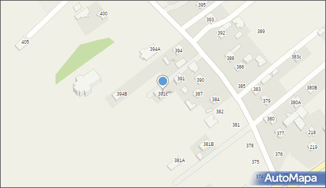 Wola Mielecka, Wola Mielecka, 391c, mapa Wola Mielecka