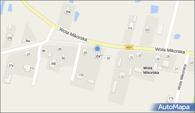 Wola Mikorska, Wola Mikorska, 32a, mapa Wola Mikorska
