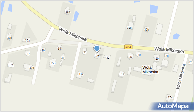 Wola Mikorska, Wola Mikorska, 32a, mapa Wola Mikorska