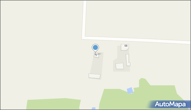 Wola Młocka, Wola Młocka, 70, mapa Wola Młocka