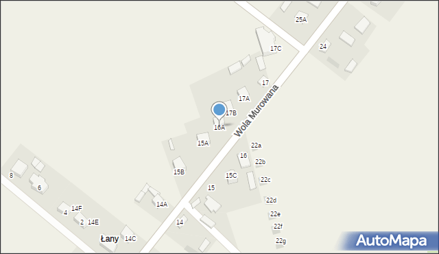 Wola Murowana, Wola Murowana, 16A, mapa Wola Murowana