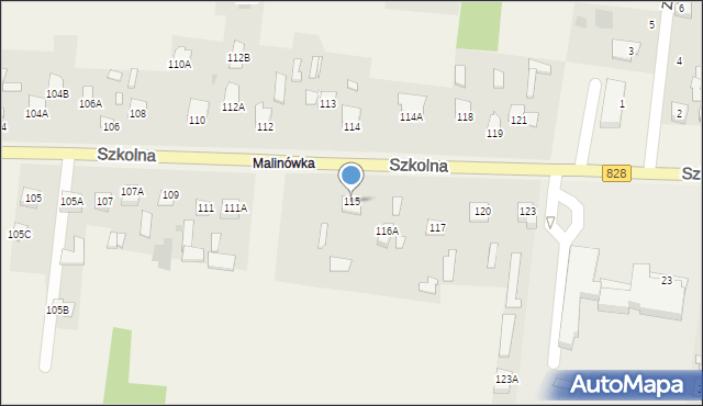 Wola Niemiecka, Wola Niemiecka, 115, mapa Wola Niemiecka