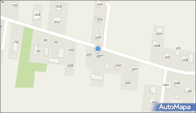 Wola Niemiecka, Wola Niemiecka, 183, mapa Wola Niemiecka