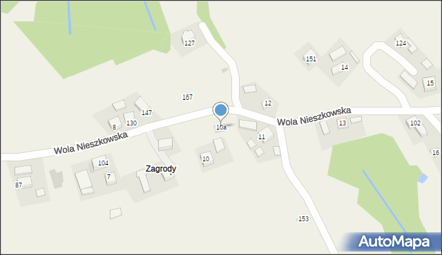 Wola Nieszkowska, Wola Nieszkowska, 10a, mapa Wola Nieszkowska