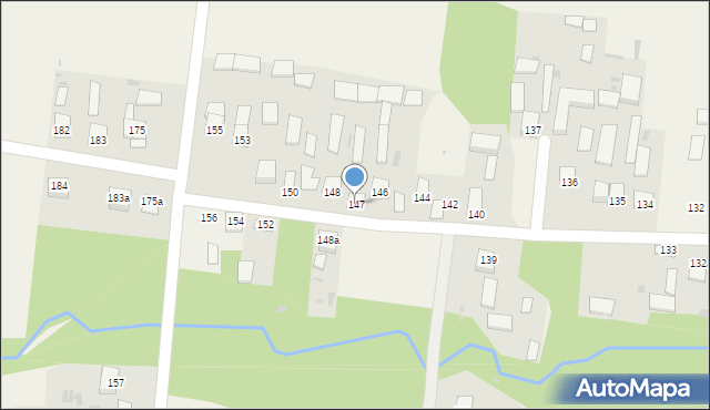 Wola Obszańska, Wola Obszańska, 147, mapa Wola Obszańska