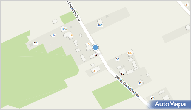 Wola Owadowska, Wola Owadowska, 34, mapa Wola Owadowska